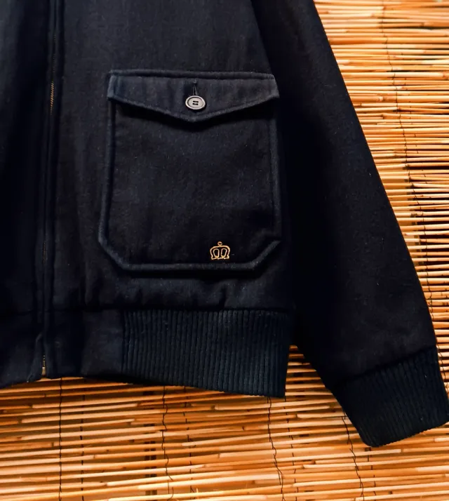 Chaqueta Lana Merc London Azul Marino Talla L