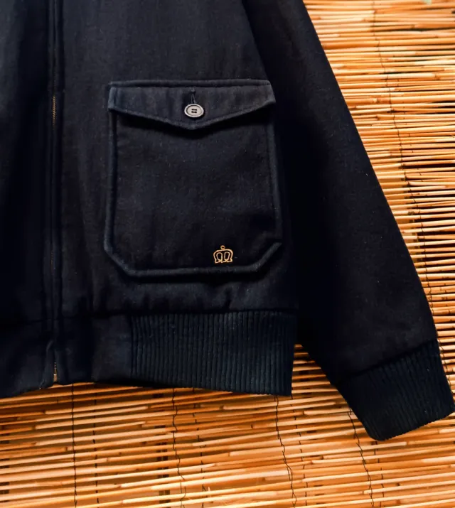 Chaqueta Lana Merc London Azul Marino Talla L