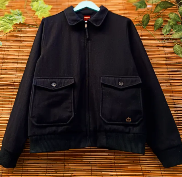 Chaqueta Lana Merc London Azul Marino Talla L