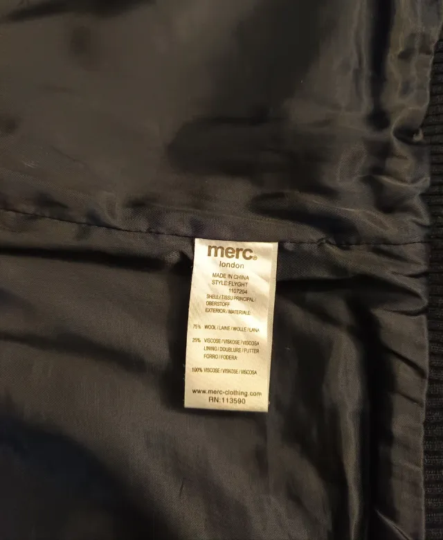 Chaqueta Lana Merc London Azul Marino Talla L