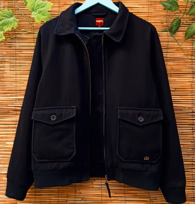 Chaqueta Lana Merc London Azul Marino Talla L