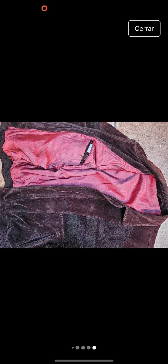 Chaqueta vintage marrón