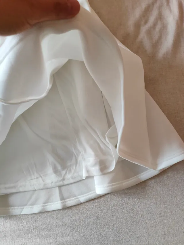 Vestido blanco con lazo