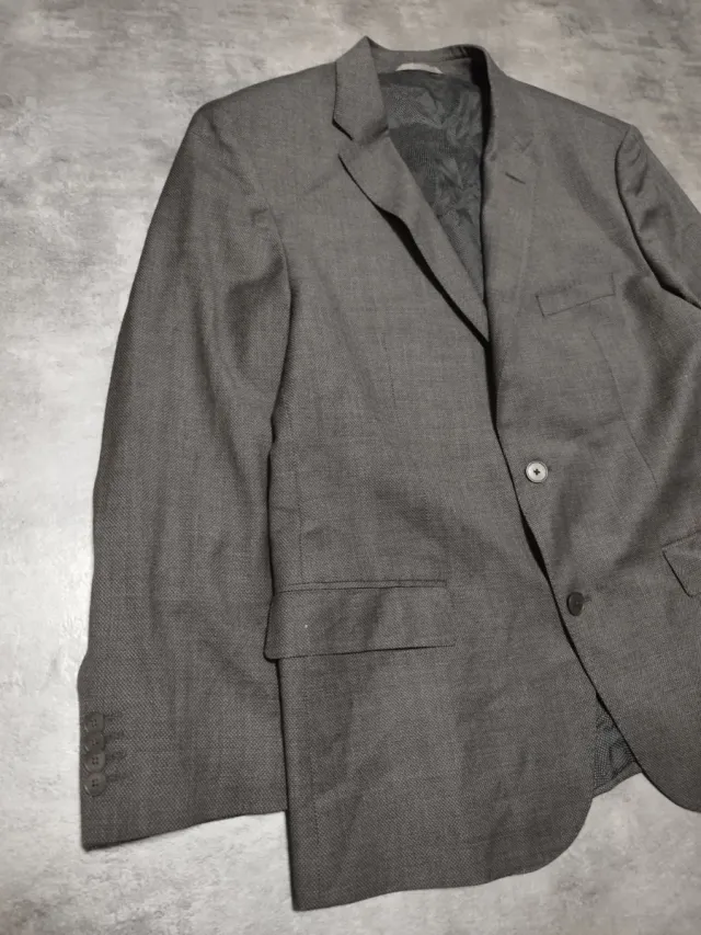 Americana Hugo Boss Gris Corte Clásico