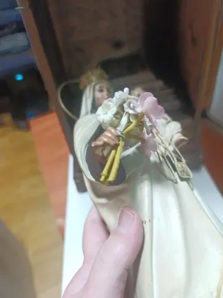 Virgen del Carmen Taller Olot con capilla,urna