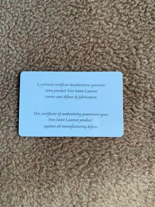 Porta carte di credito Yves Saint Laurent Nero Dorato