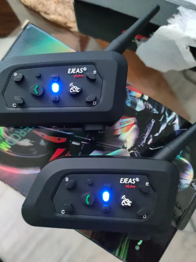 2 Intercomunicadores EJEAS para Moto
