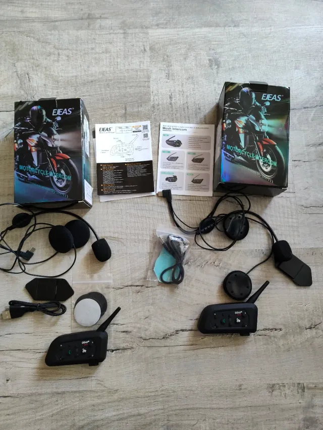 2 Intercomunicadores EJEAS para Moto