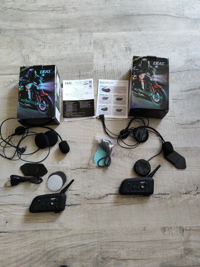 2 Intercomunicadores EJEAS para Moto