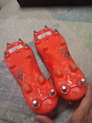 Zapatillas Puma Futbol Rojas Talla X