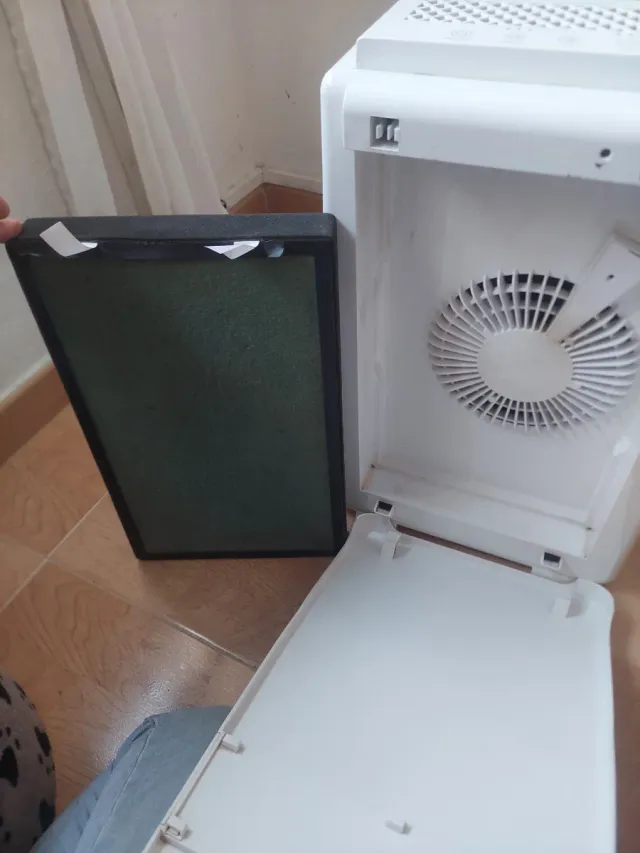 Purificador de aire e ionizador con filtro HEPA