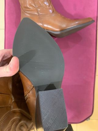 Stivali texani alti camel