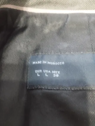 Chaqueta  de mujer .Zara.Gris Talla L