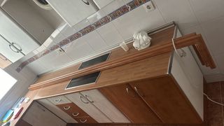 Cocina Muebles Madera Vitrocerámica Fregadero