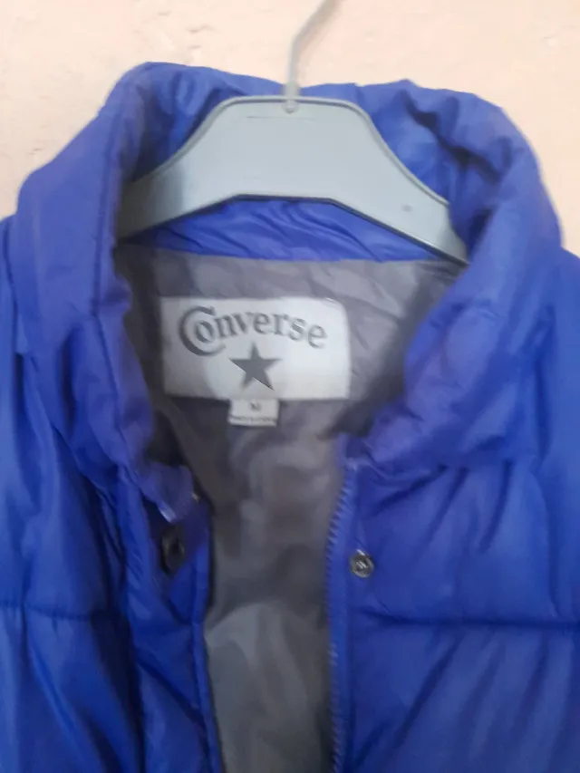 Chaleco azul acolchado