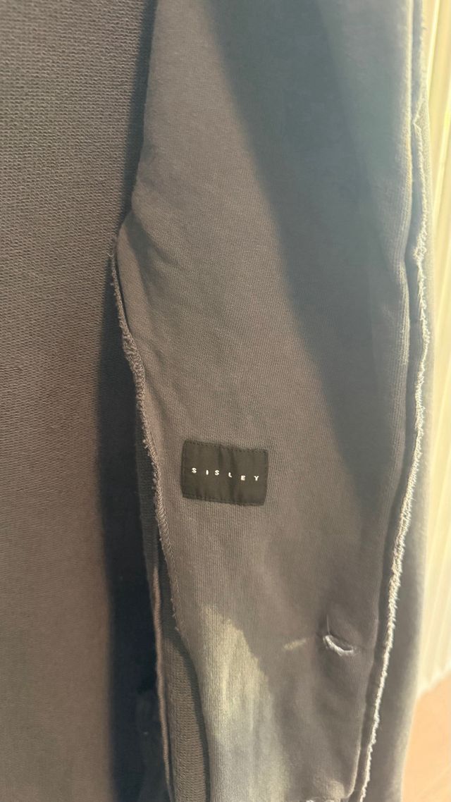 Giacca Sisley grigia in felpa