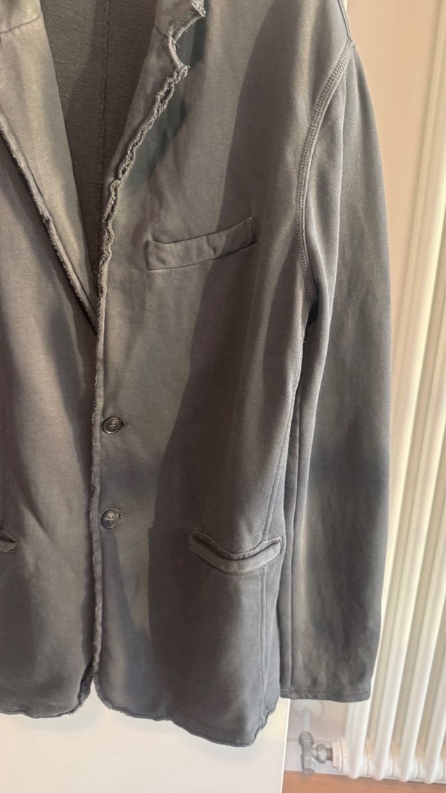 Giacca Sisley grigia in felpa