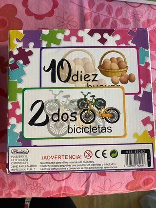 Puzzle Palabras y Números Plastilibro 4-6 años