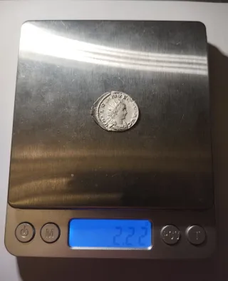 Antoniniano Plata Valeriano I Imperio Romano