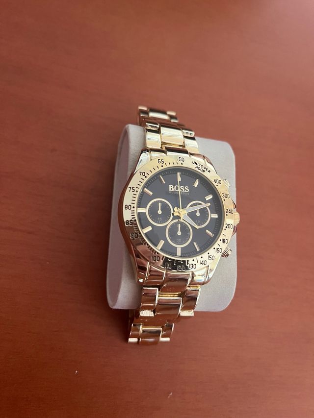 Reloj Hugo Boss Dorado y Negro