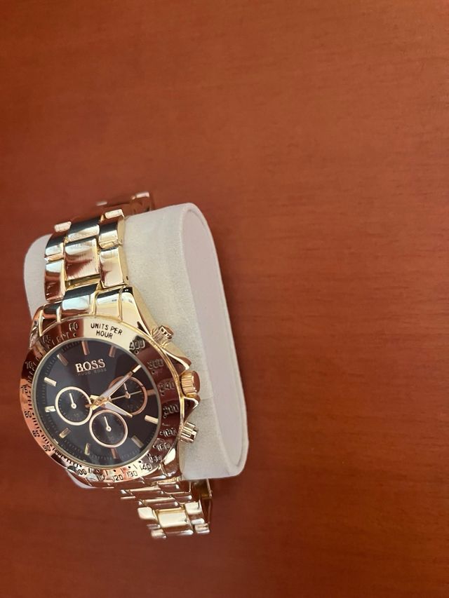 Reloj Hugo Boss Dorado y Negro