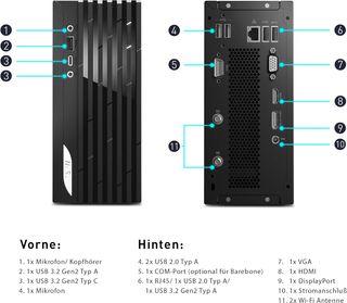 ✨ - MSI Pro DP20Z 5M-001BEU - Mini PC, AMD Knoll X