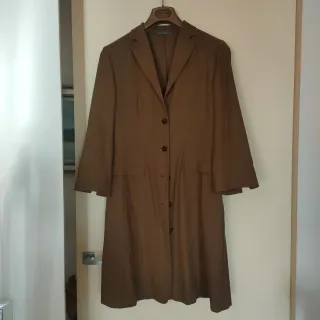 Spolverino vintage Luciana Zuffi colore marrone