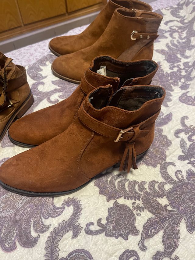 Botines marrones mujer nuevos