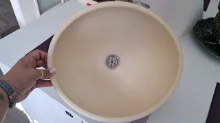 Lavabo ovalado para autocaravana