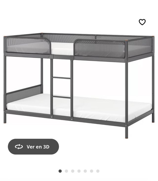 Litera infantil IKEA gris