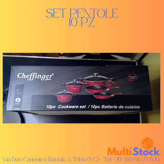 Set Pentole Cheffinger 10pz