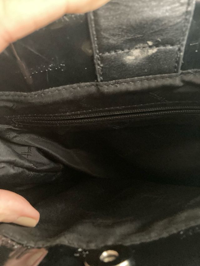 Bolso Harrods Charol Negro