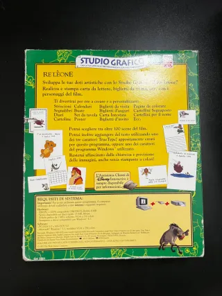 Gioco Big Box Studio grafico Disney Il Re Leone