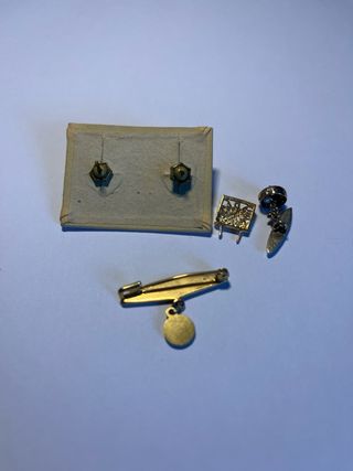 Conjunto Vintage Perlas.