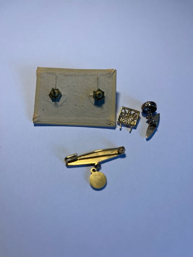 Conjunto Vintage Perlas.