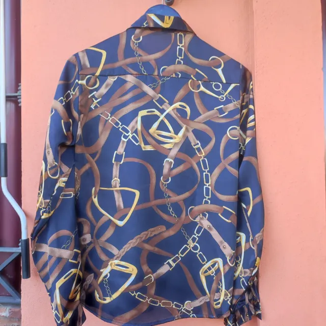 Blusa elegante estampada