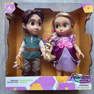 Set muñecos Rapunzel y Flynn, Enredados, Disney.