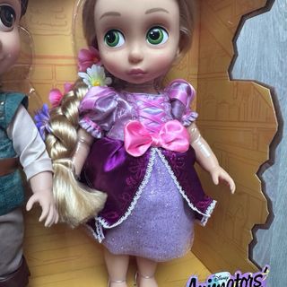 Set muñecos Rapunzel y Flynn, Enredados, Disney.