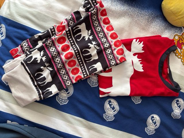 Pijama Navidad niño alce