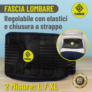 ✨ - FLAVA&CO Faja lumbar, soporte de espalda ajust
