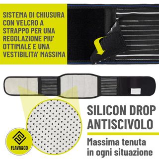 ✨ - FLAVA&CO Faja lumbar, soporte de espalda ajust