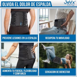 ✨ - JEVX Faja Lumbar Hombre y Mujer Trabajo, con S