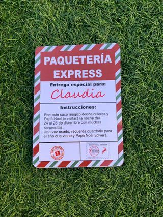 Saco Papá Noel personalizado 40x50 cm