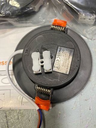 Lote 9 Focos LED Empotrables Tomosu 5W Negros