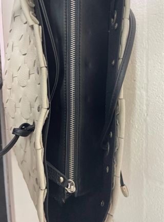 Borsa vera pelle bianca