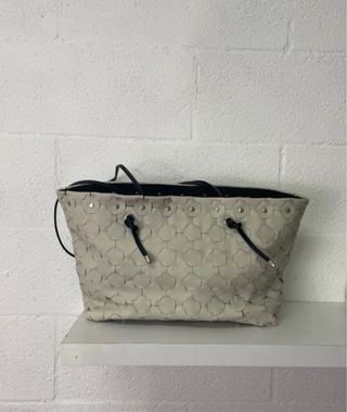 Borsa vera pelle bianca