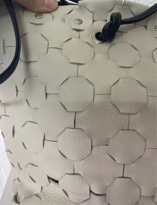 Borsa vera pelle bianca