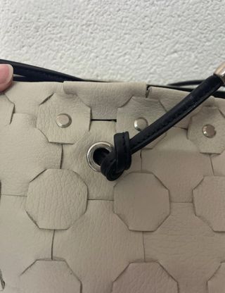 Borsa vera pelle bianca