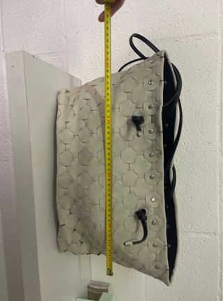 Borsa vera pelle bianca