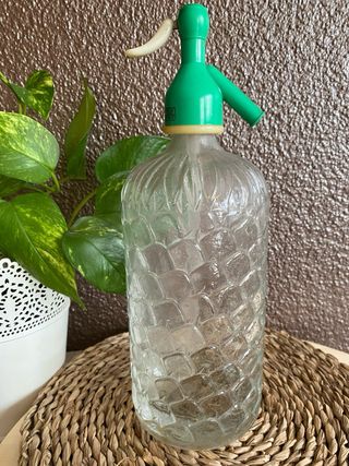 Botella Sifón Antigua Stel Carbonica